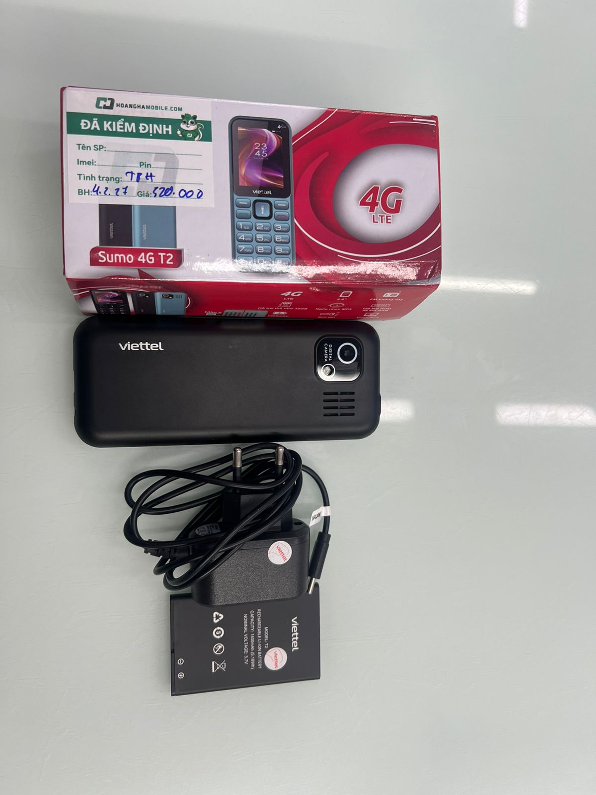 Điện thoại di động Sumo 4G T2 đen (Black)_T2BLK