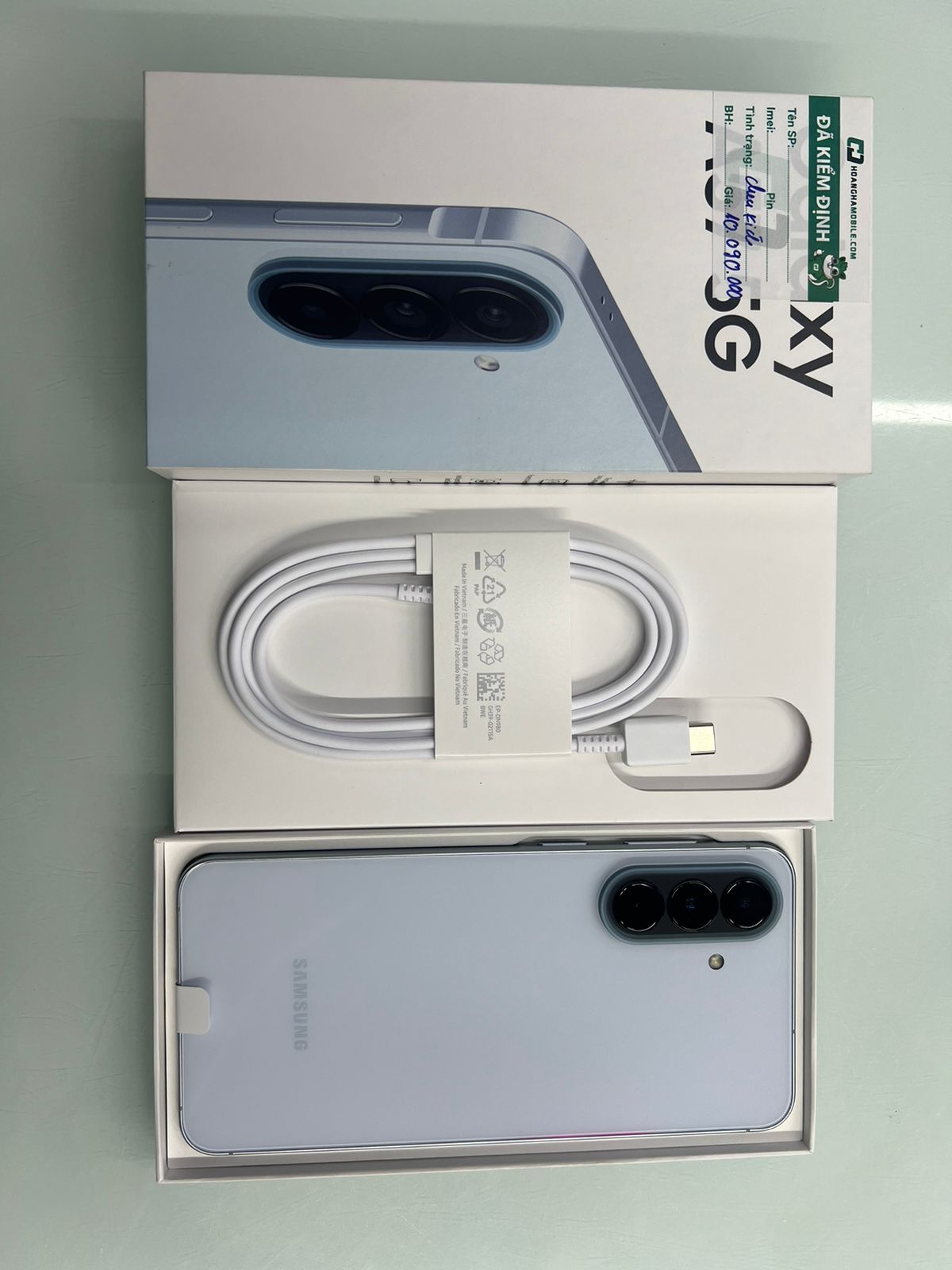 ĐTDĐ Samsung A57 5G, SM-A576B/DS, 8+128, Xanh dương