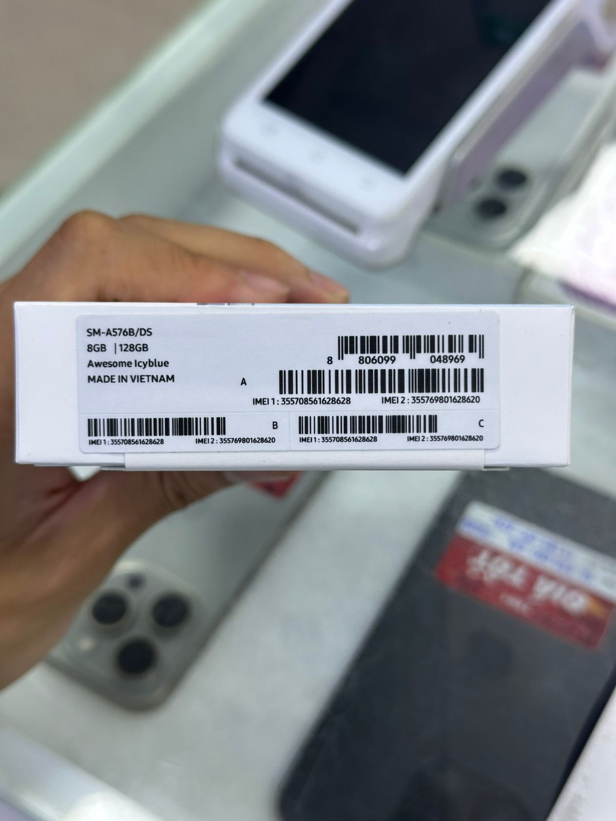 ĐTDĐ Samsung A57 5G, SM-A576B/DS, 8+128, Xanh dương