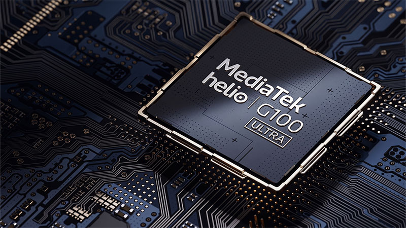 Redmi Pad 2 được trang bị chip MediaTek Helio G100-Ultra.