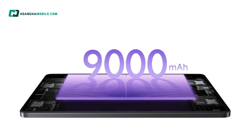 Viên pin 9000mAh là một trong những điểm cộng nổi bật của máy tính bảng Redmi Pad 2. Viên pin 9000mAh là một trong những điểm cộng nổi bật của máy tính bảng Redmi Pad 2.