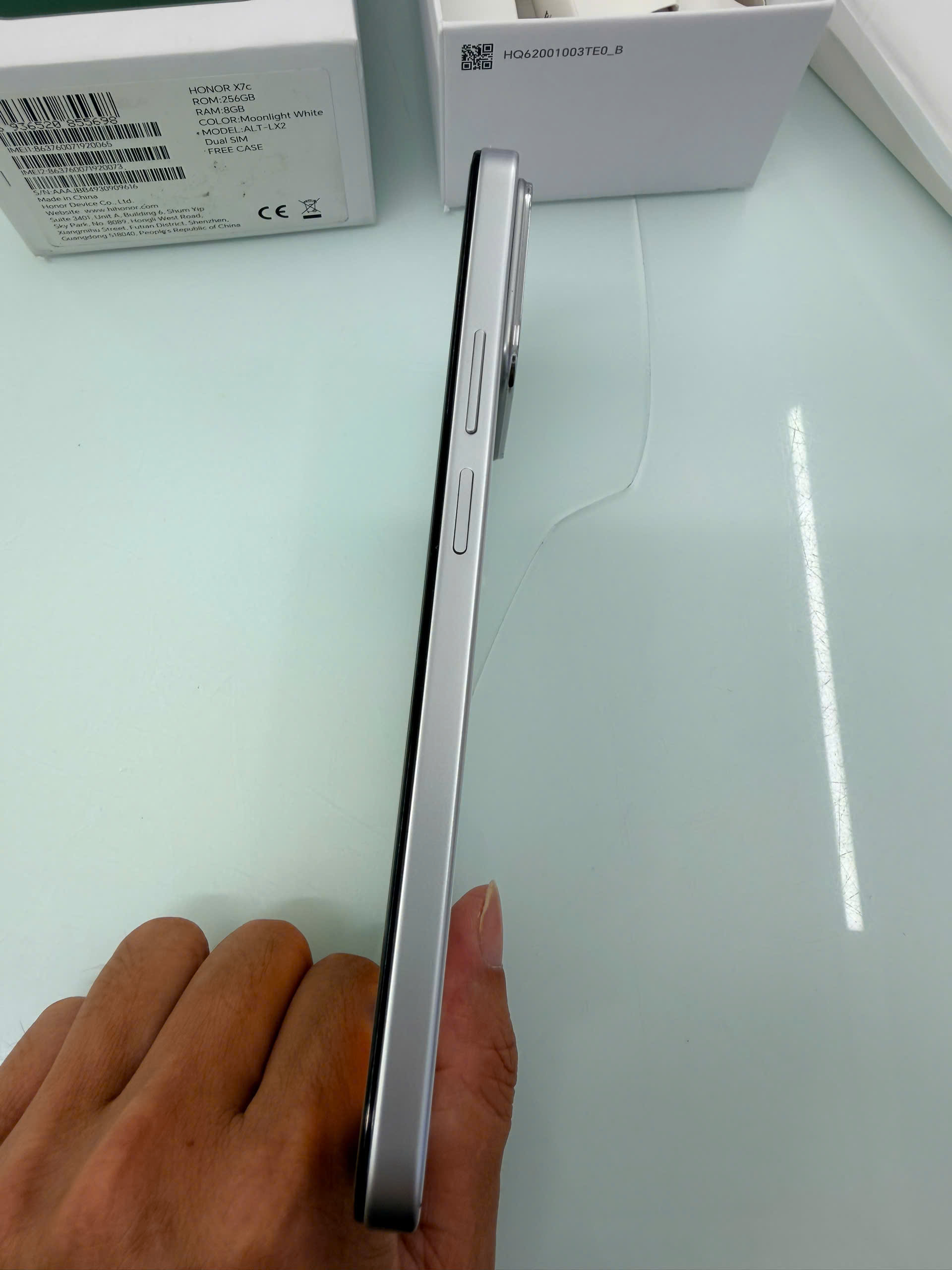 Điện thoại thông minh Honor X7c (8+256GB) Trắng (Moonlight White)_ALT-LX2WHI_TN - 863760071920065 - LX2WZTN