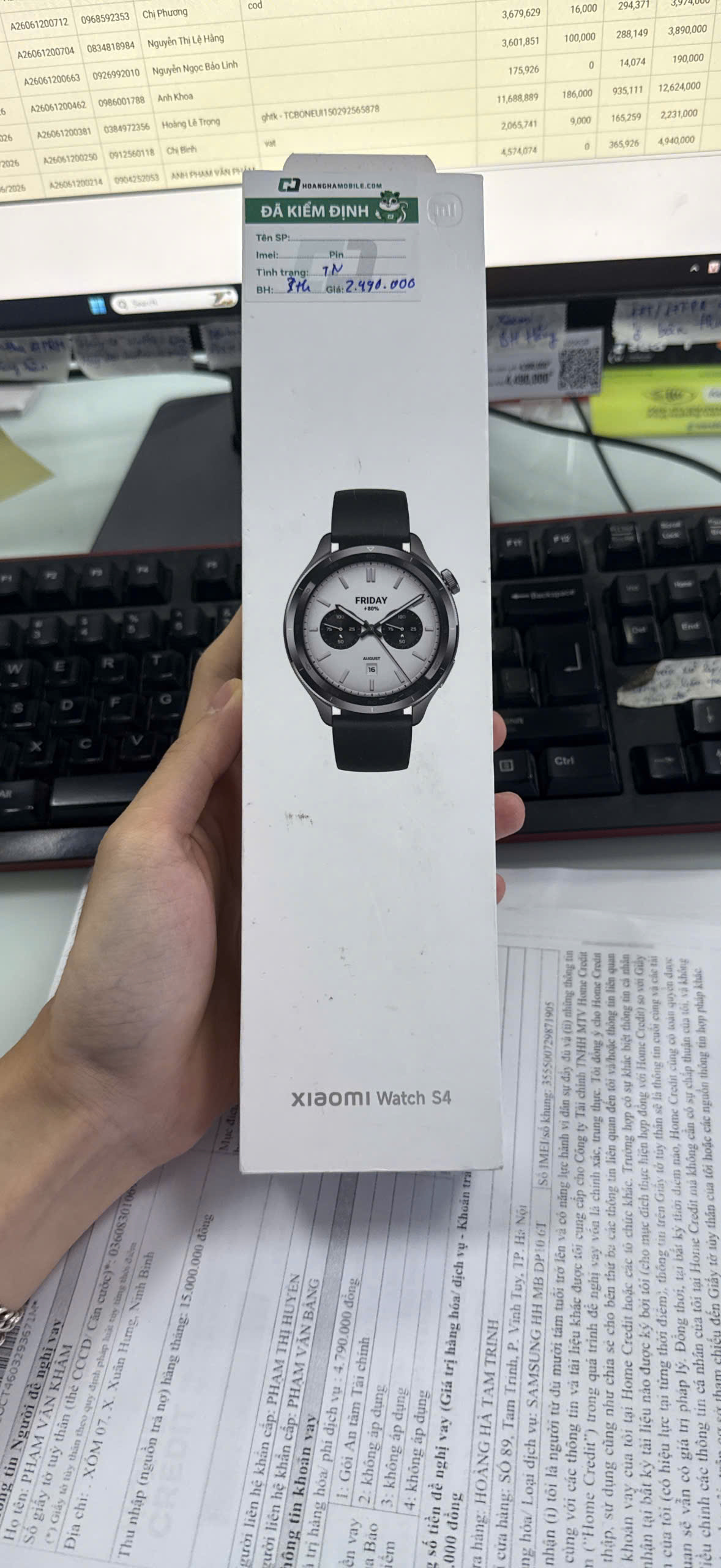 ĐỒNG HỒ THÔNG MINH (Watch) Xiaomi Watch S4 - Demo - 58891/DPAK6H5NB01747 - BHR9195ZTN