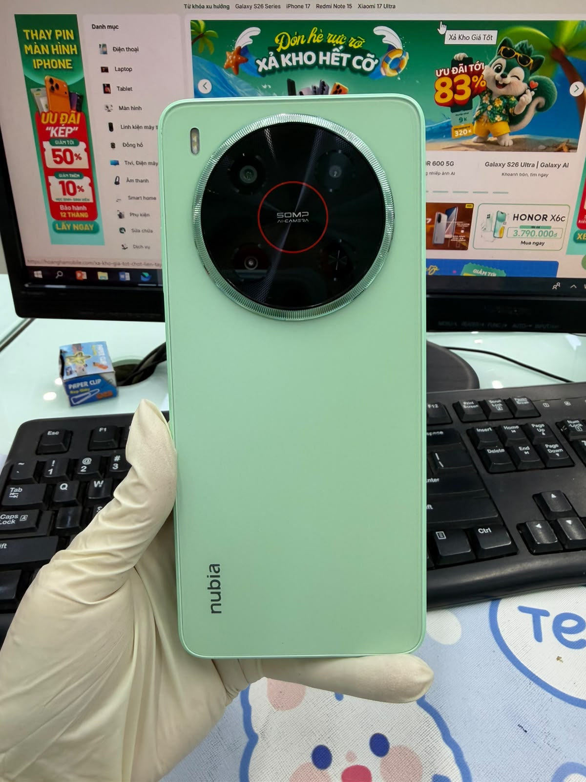 ĐIỆN THOẠI DI ĐỘNG (TEL) NUBIA V70 MAX 6.9