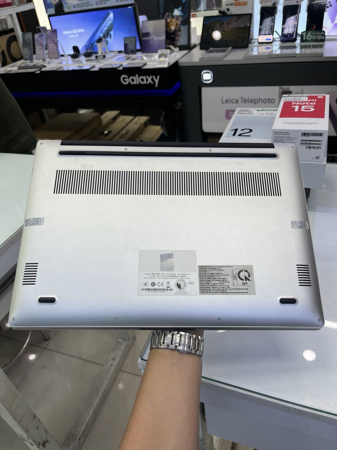 MTXT Huawei Matebook D16 - RLEF-X-6941487268597, i5-12450H/16GB/512GB/16.0FHD/Win11+Office/Bạc - TBH