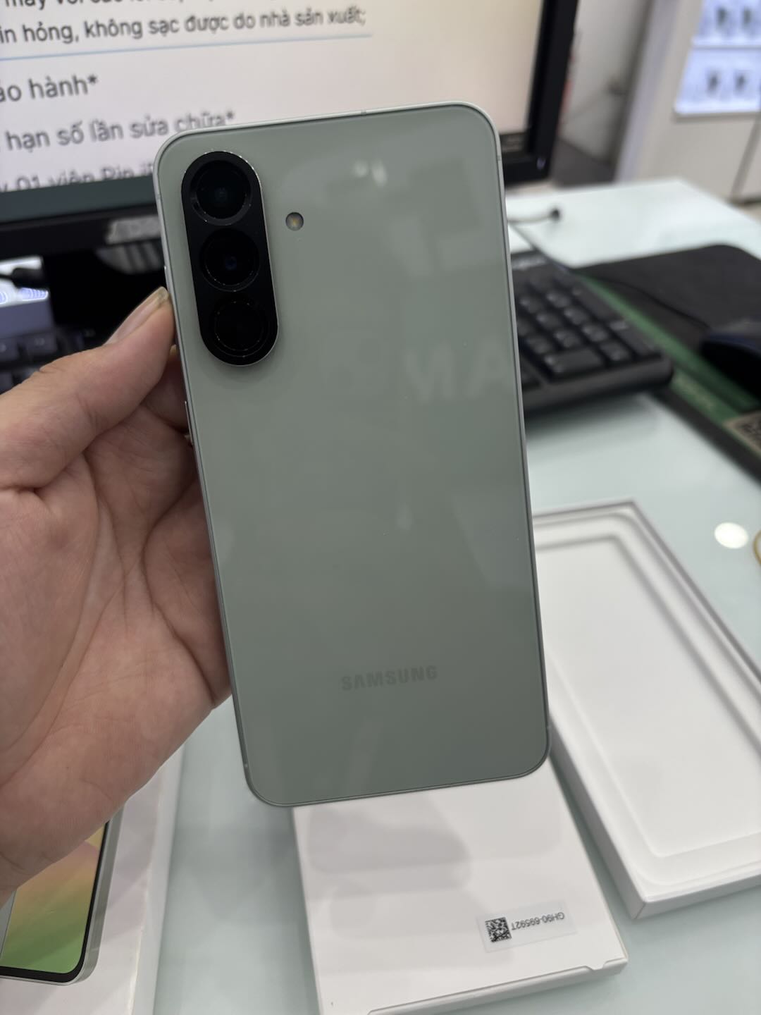 ĐTDĐ Samsung A56 5G, SM-A566B/DS, 8+128, Xanh