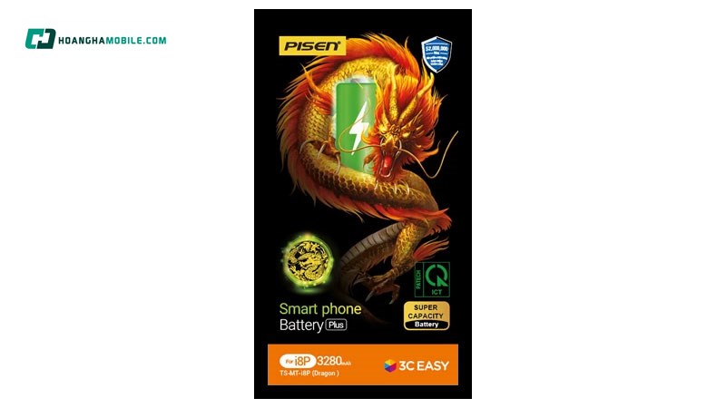 iPhone 8 Plus Pisen siêu cao 3280mAh. iPhone 8 Plus Pisen siêu cao 3280mAh.