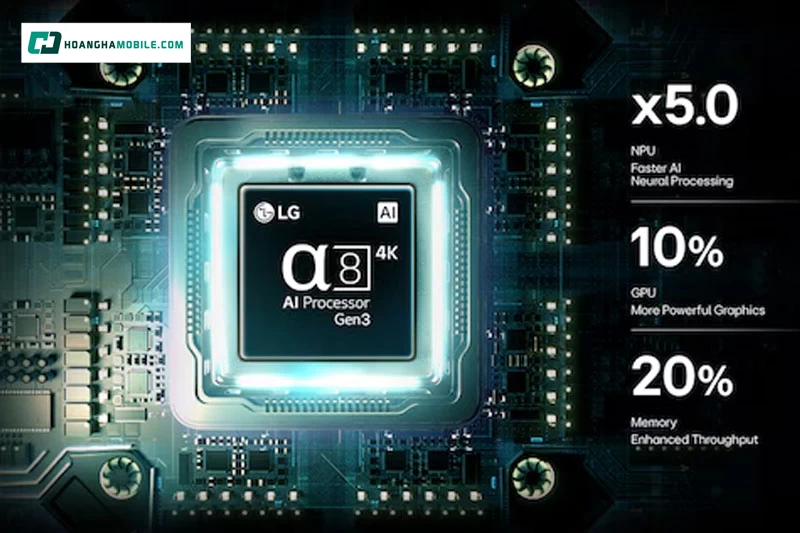 LG trang bị cho OLED B6 bộ xử lý α8 AI Processor 4K Gen3. LG trang bị cho OLED B6 bộ xử lý α8 AI Processor 4K Gen3.