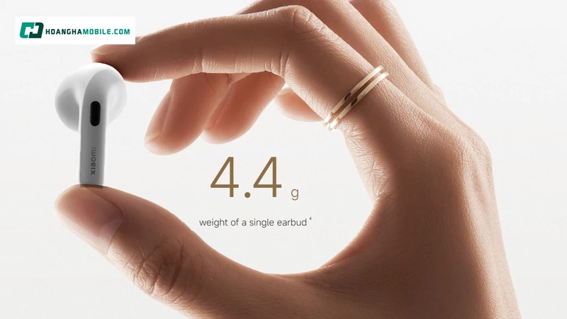 Khối lượng siêu nhẹ của xiaomi buds 6. Khối lượng siêu nhẹ của xiaomi buds 6.