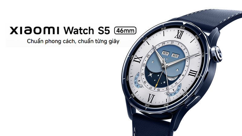 Xiaomi Watch S5 46mm - Dây da.
