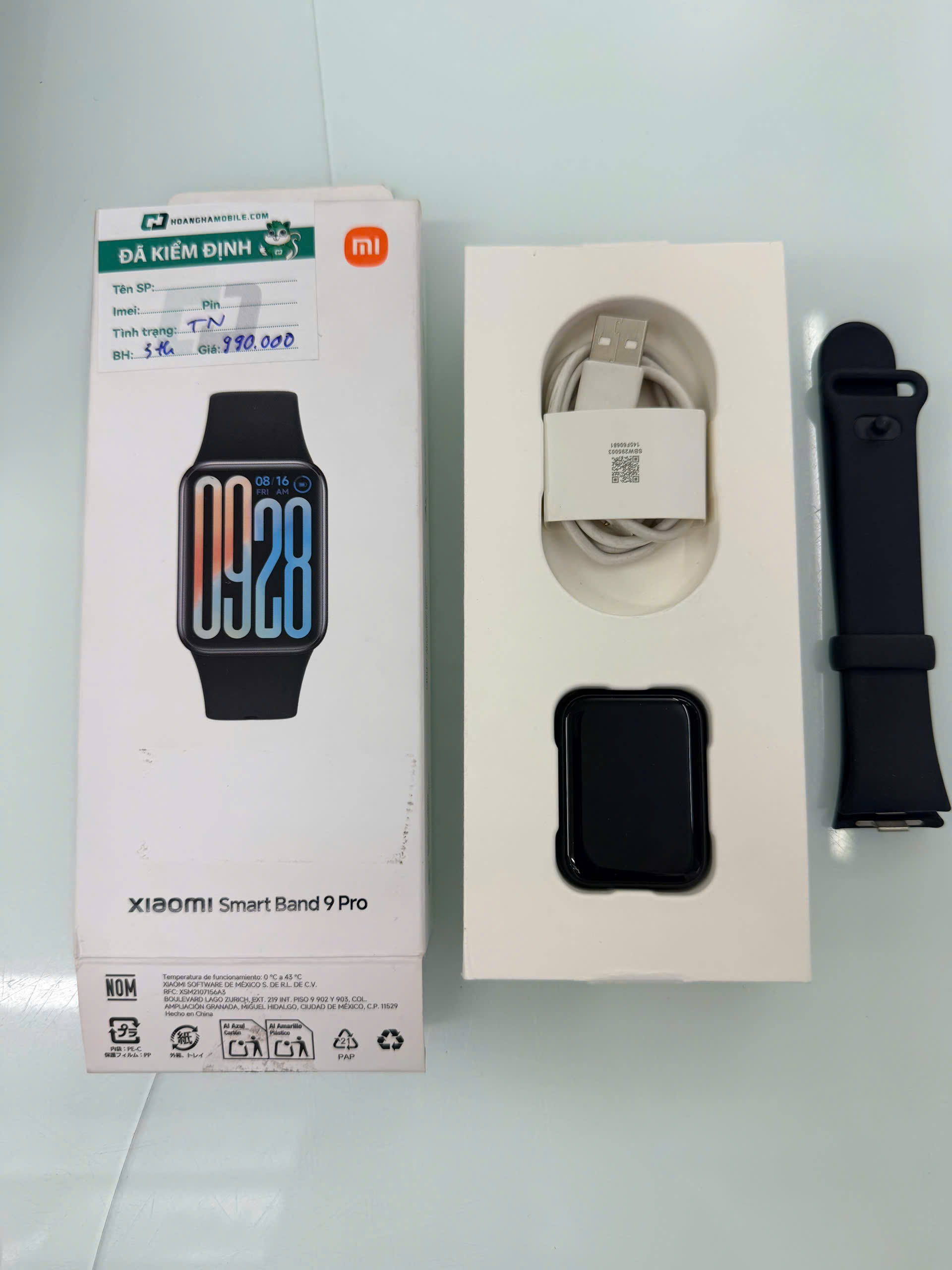 (BAND) Xiaomi Smart Band 9 Pro Demo Đen - 61576/B6AFMN4X600364 - BHR9729GLTN