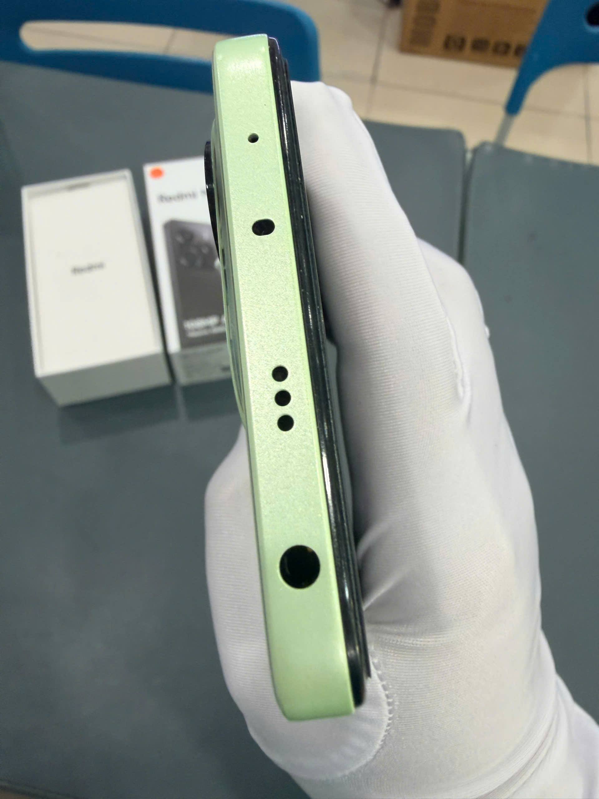 ĐIỆN THOẠI DI ĐỘNG (TEL) REDMI NOTE 14 6.67"/MTK G99 Ultra/8G/128G/108+2+2MP/20MP/5500mAh (24117RN76O)/XANH LÁ (6932554407599) -
