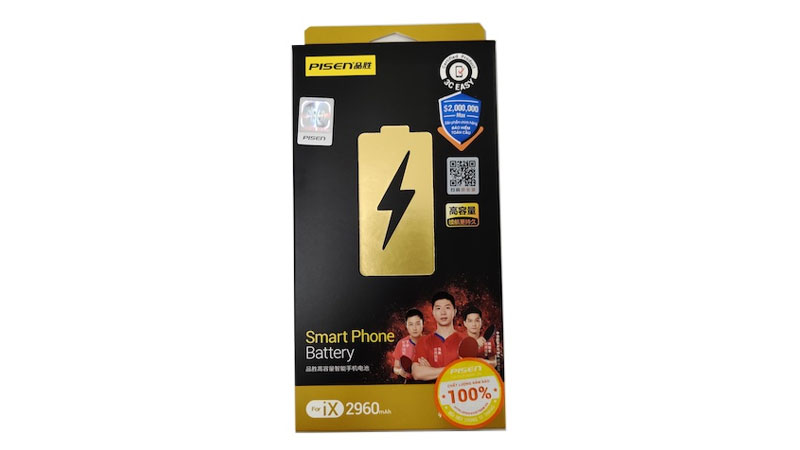 Pin iPhone X Chính Hãng PISEN (Dung lượng cao 2960mAh)