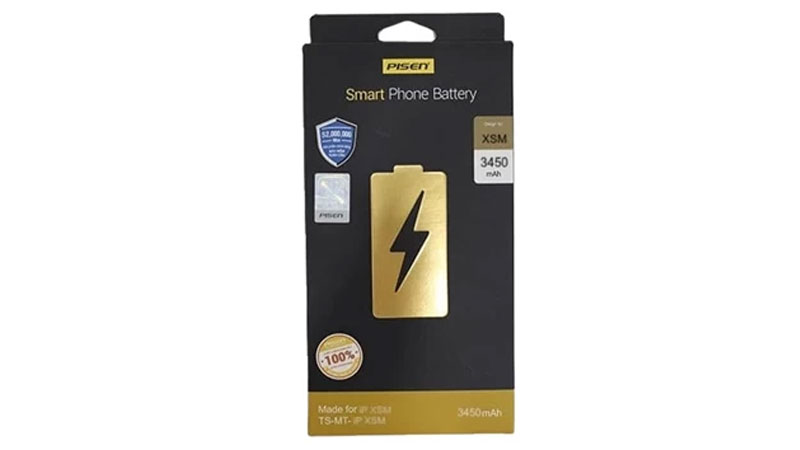 Pin iPhone XS Max Chính Hãng PISEN (Dung lượng cao 3450mAh).