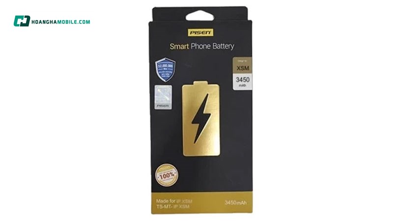 Pin iPhone XS Max Chính Hãng PISEN (Dung lượng cao 3450mAh). Pin iPhone XS Max Chính Hãng PISEN (Dung lượng cao 3450mAh).