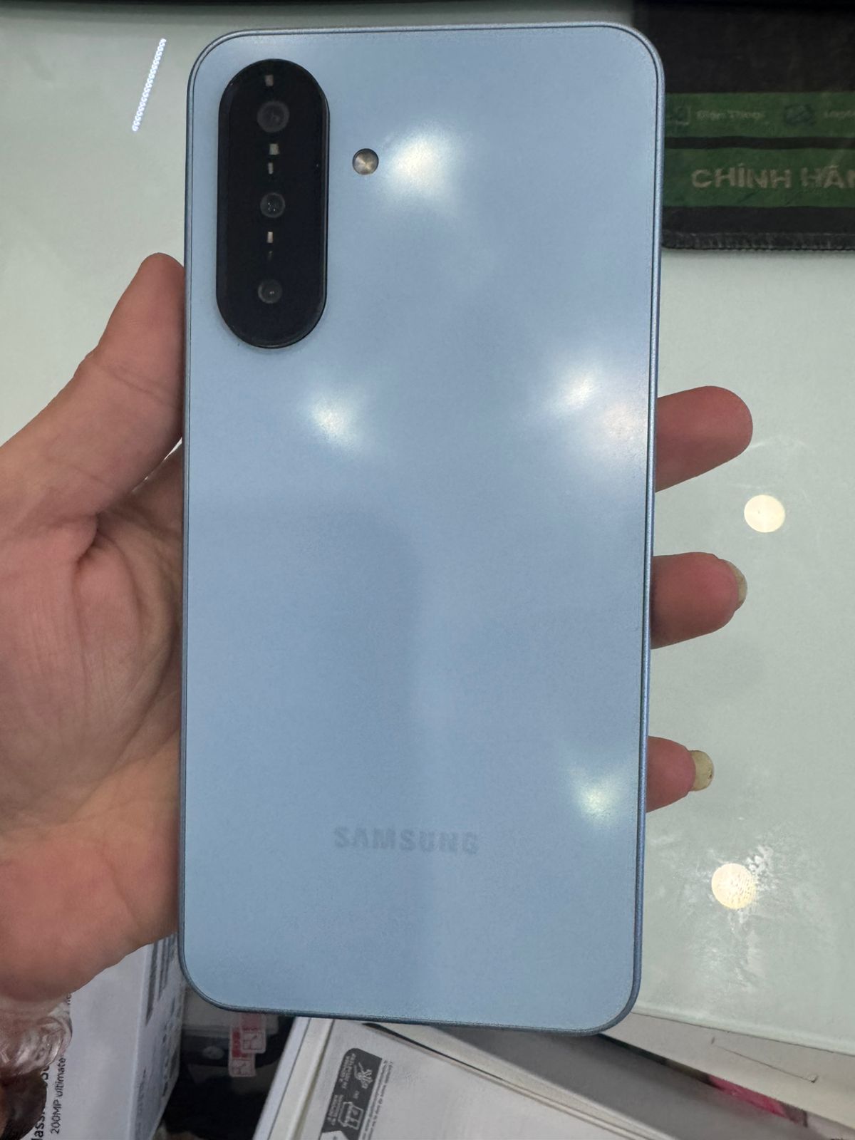 ĐTDĐ Samsung A17 LTE, SM-A175F/DS,8+128, Xanh nhạt - 355500729192864 - A175FLBDXXV