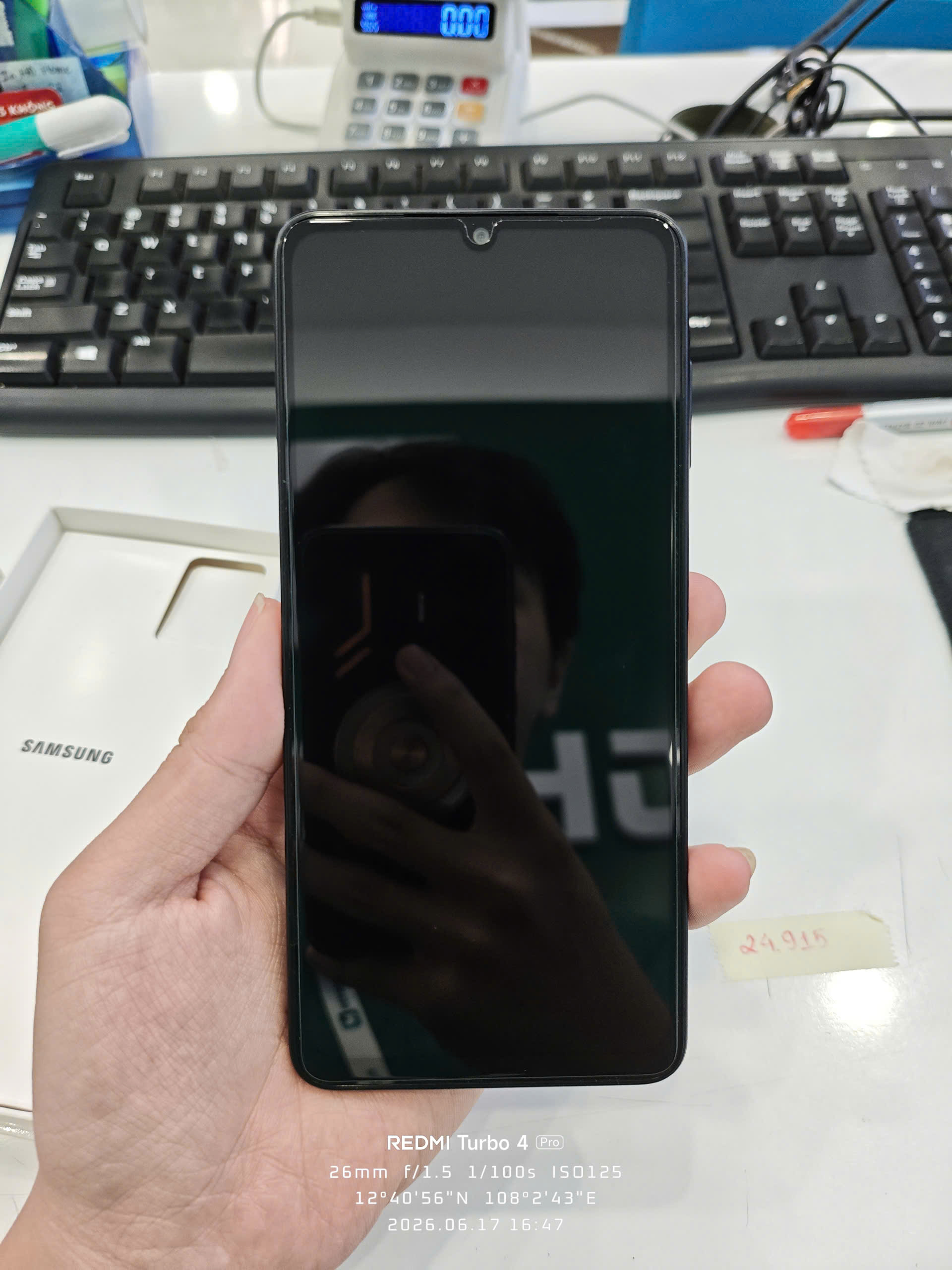 ĐTDĐ Samsung A07 5G SM-A076BZKBXXV,4+128, Đen