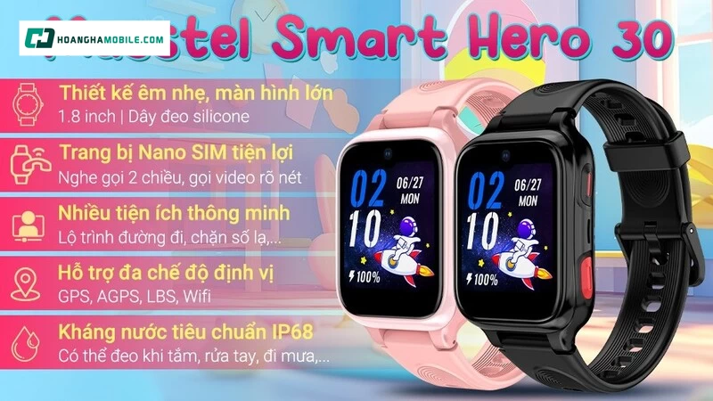 Masstel Smart HERO 30 tiện ích cho trẻ em. Masstel Smart HERO 30 tiện ích cho trẻ em.