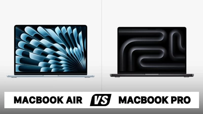 MacBook Pro khác MacBook Air ở hiệu năng duy trì, chất lượng màn hình, khả năng tản nhiệt và mức độ phù hợp với tác vụ nặng MacBook Pro khác MacBook Air ở hiệu năng duy trì, chất lượng màn hình, khả năng tản nhiệt và mức độ phù hợp với tác vụ nặng