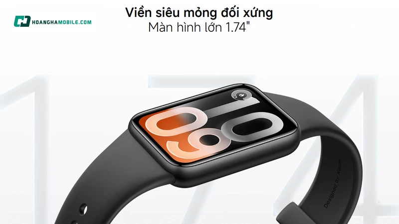 Viền mỏng đối xứng màn hình đồng hồ. Viền mỏng đối xứng màn hình đồng hồ.