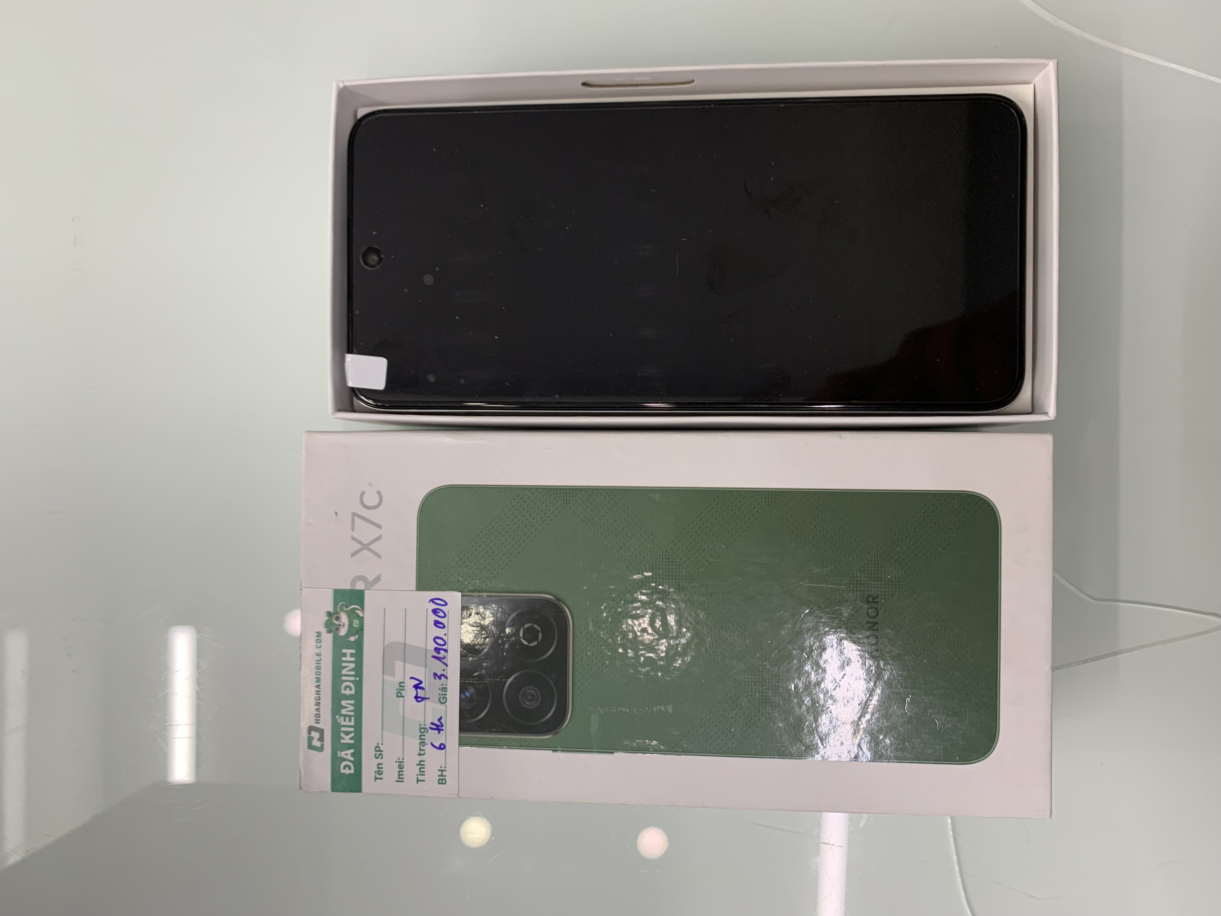 Điện thoại thông minh Honor X7c (8+256GB) Trắng (Moonlight White)
