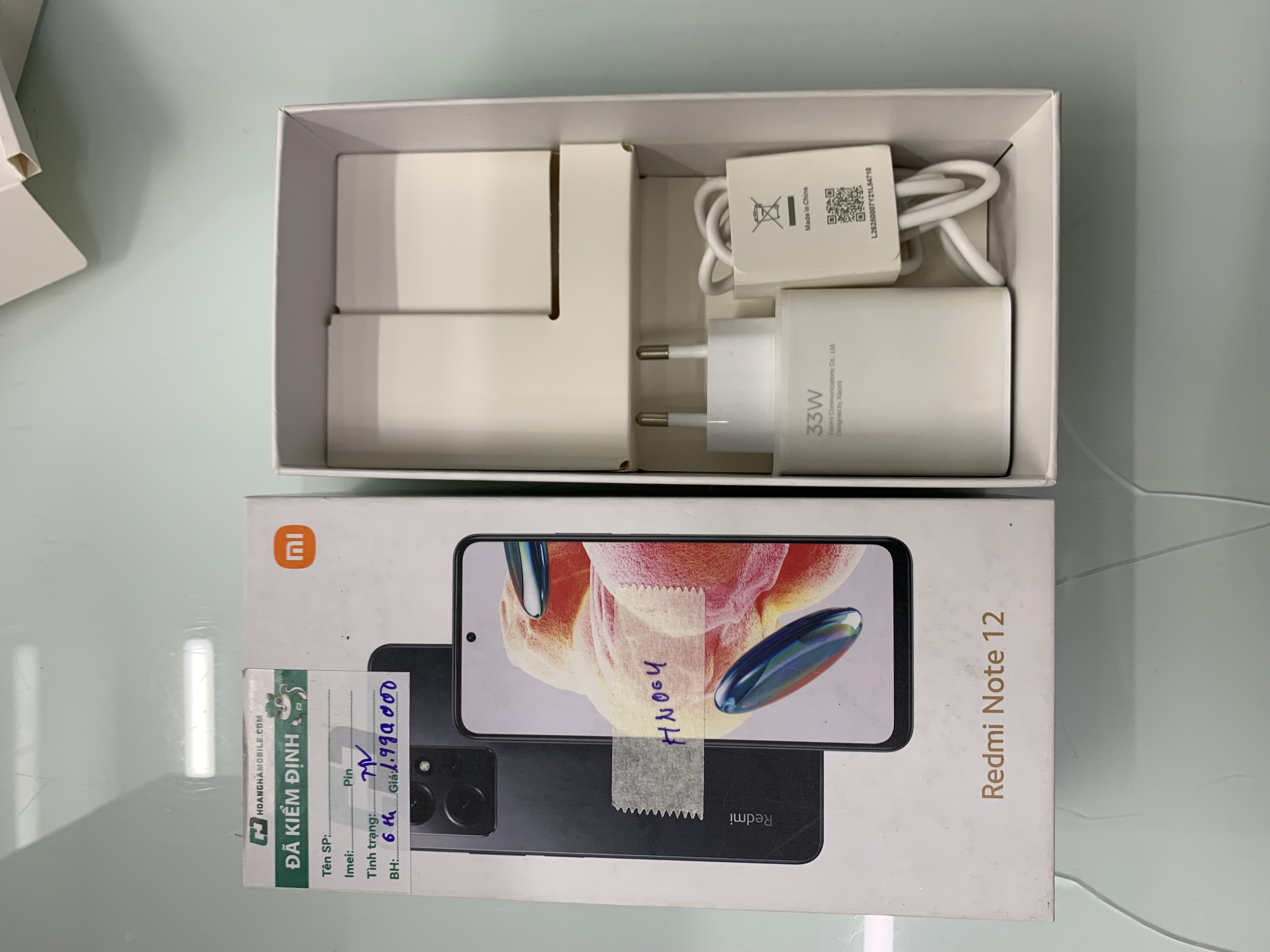 Điện thoại di động (TEL) Redmi Note 12 6.7/SNAP 685/4G/128G/50MP+8MP+2MP/13MP/5000mAh/(23021RAAEG) TN