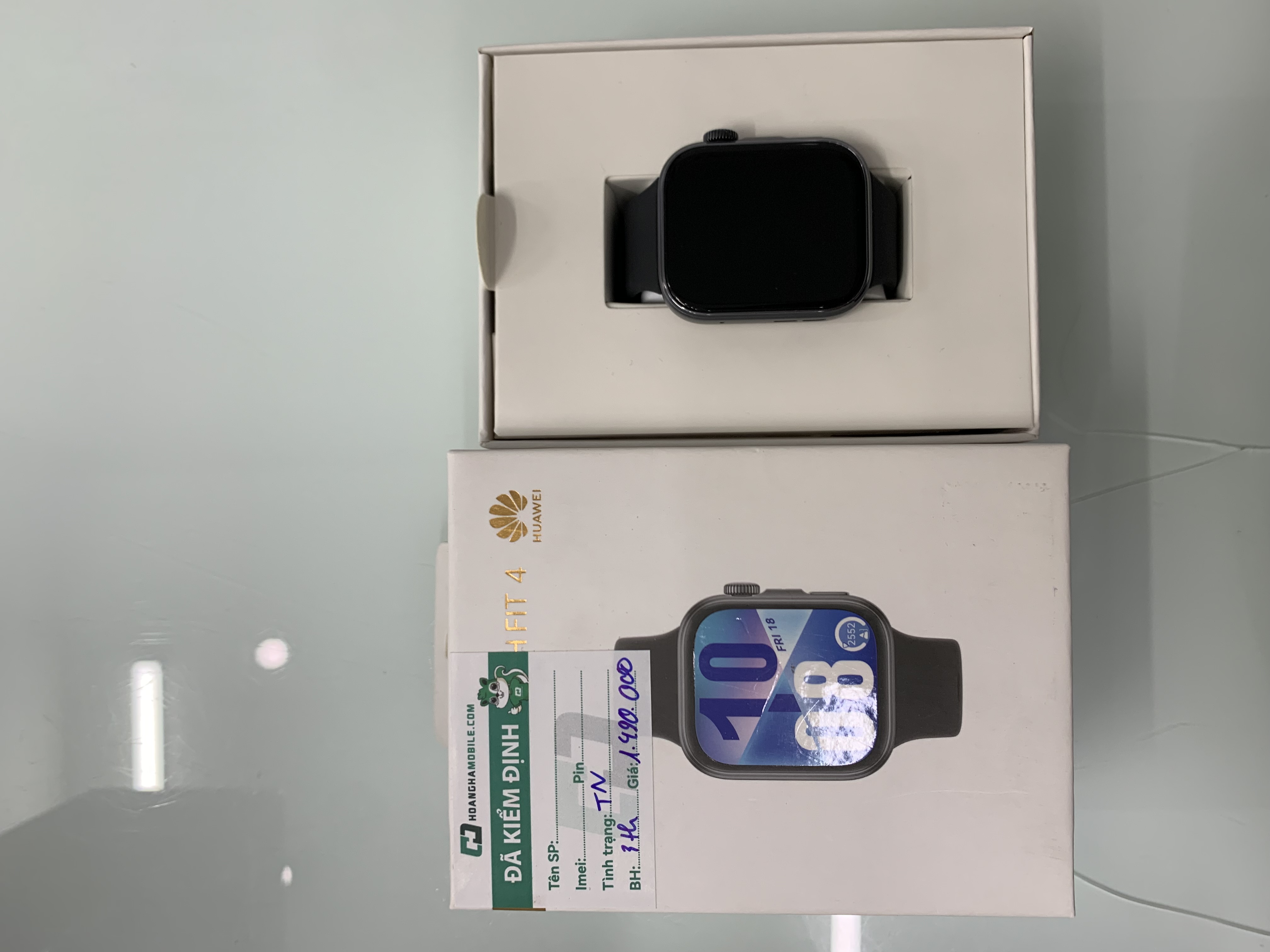 ĐỒNG HỒ THÔNG MINH(WATCH)HUAWEI SYA-B09 FIT 4/DÂY Fluor/ĐEN/ADU_Demo