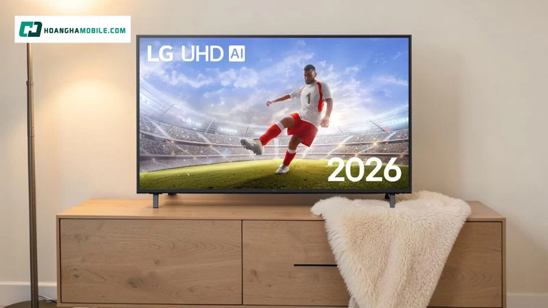 Smart TV LG 55 Inch UHD AI 4K 2026 55UA8055PSA được trang bị độ phân giải 4K Ultra HD. Smart TV LG 55 Inch UHD AI 4K 2026 55UA8055PSA được trang bị độ phân giải 4K Ultra HD.