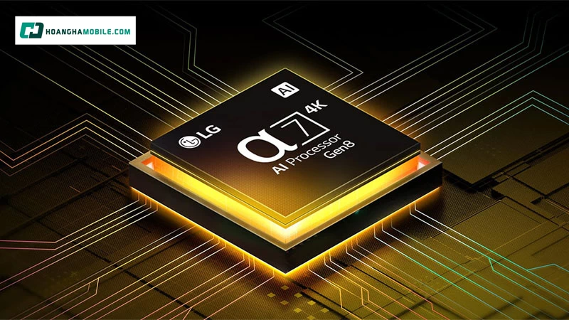 Bộ xử lý AI alpha 7 4K Gen8 là trang bị quan trọng trên Smart TV LG 55UA8055PSA. Bộ xử lý AI alpha 7 4K Gen8 là trang bị quan trọng trên Smart TV LG 55UA8055PSA.