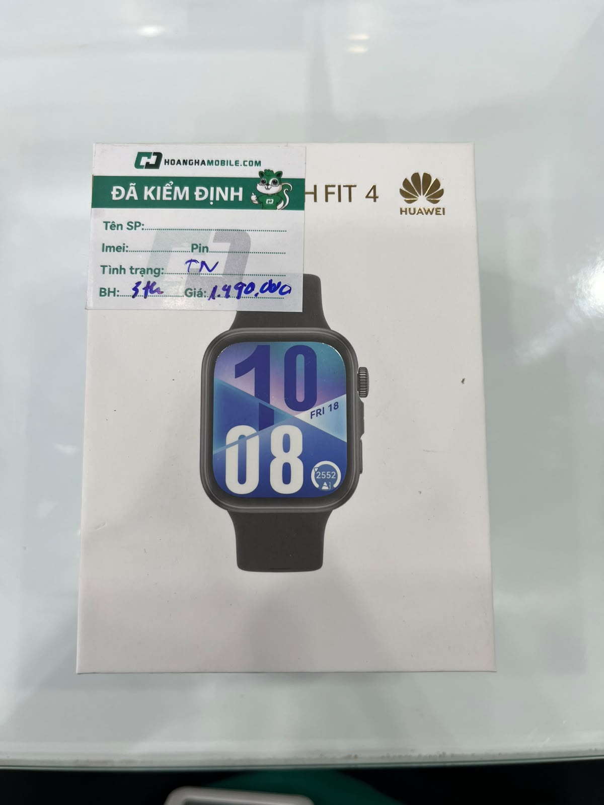 ĐỒNG HỒ THÔNG MINH(WATCH)HUAWEI SYA-B09 FIT 4/DÂY Fluor/ĐEN/ADU_Demo(6942103154423_DM)