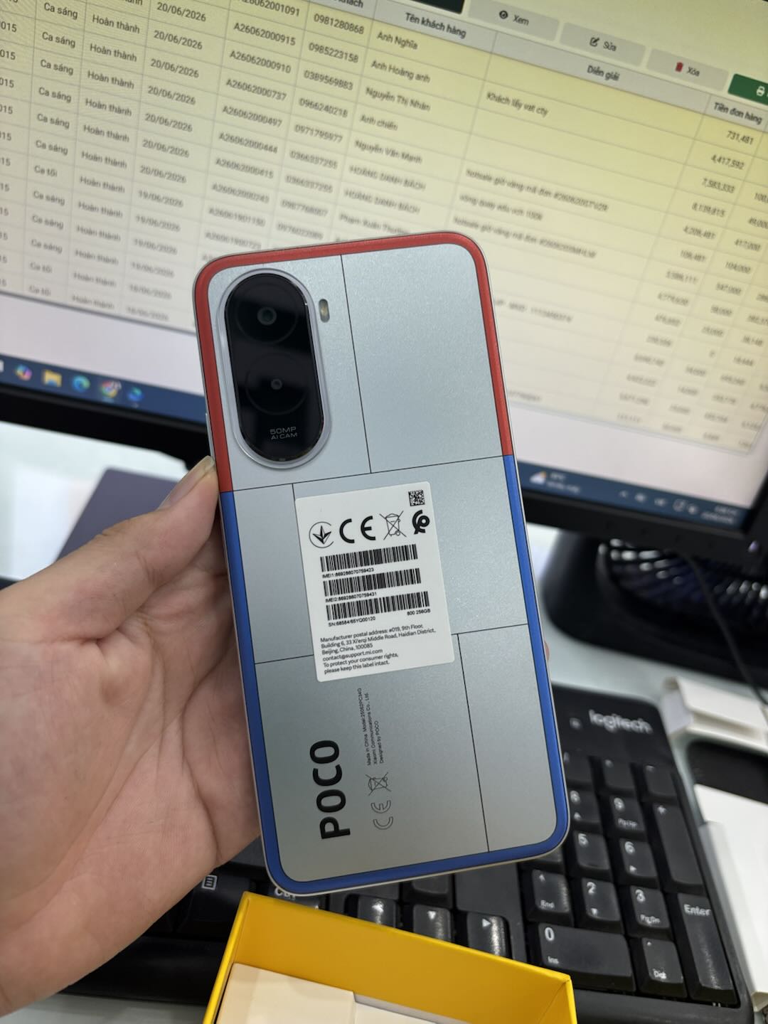 ĐIỆN THOẠI DI ĐỘNG (TEL) POCO M7 6.9"/SNAP 685/8G/256G/50MP+QVGA/8MP/7000mAh 
