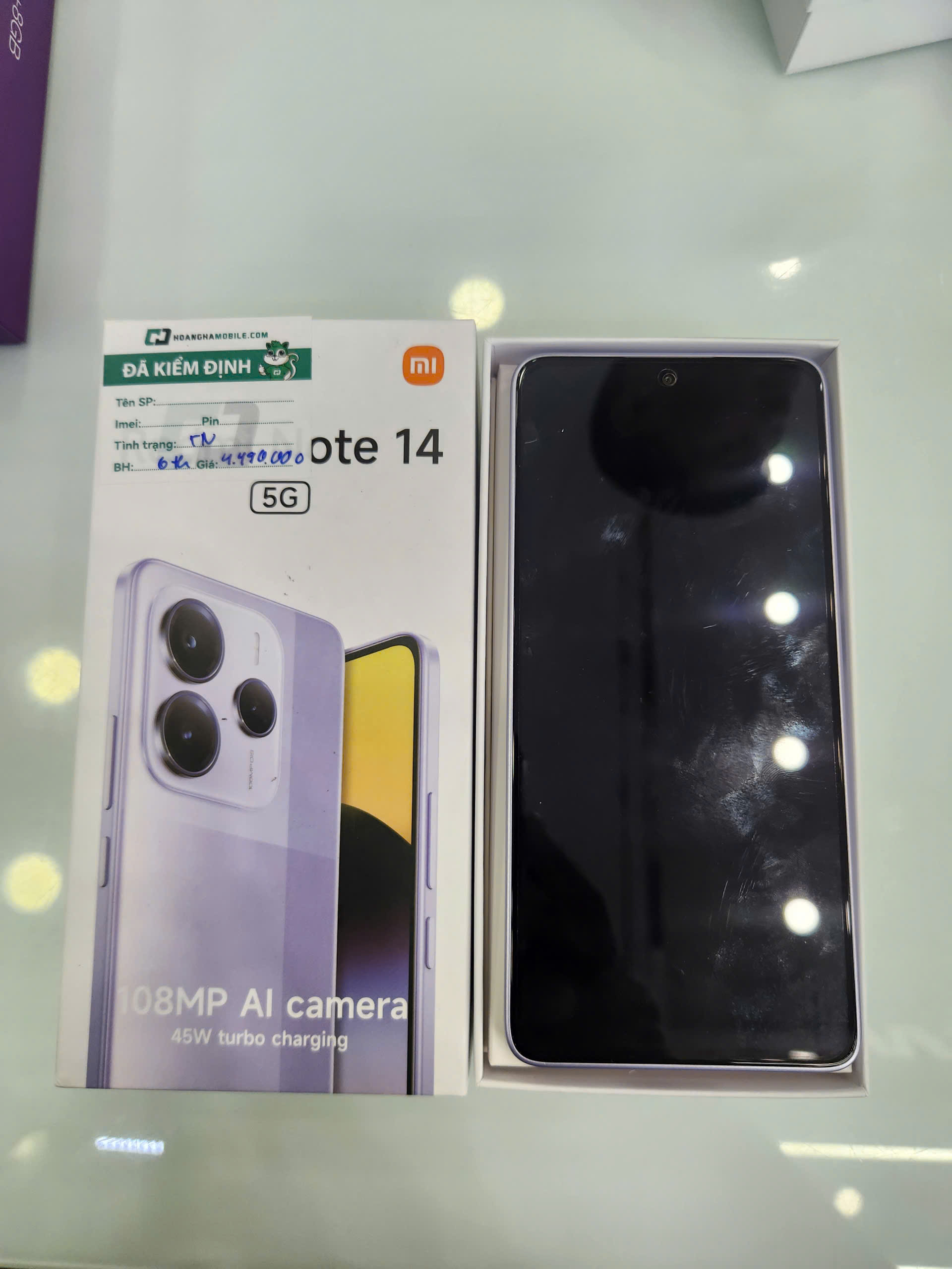 Xiaomi Redmi Note 14 5G 8GB/256GB Cũ