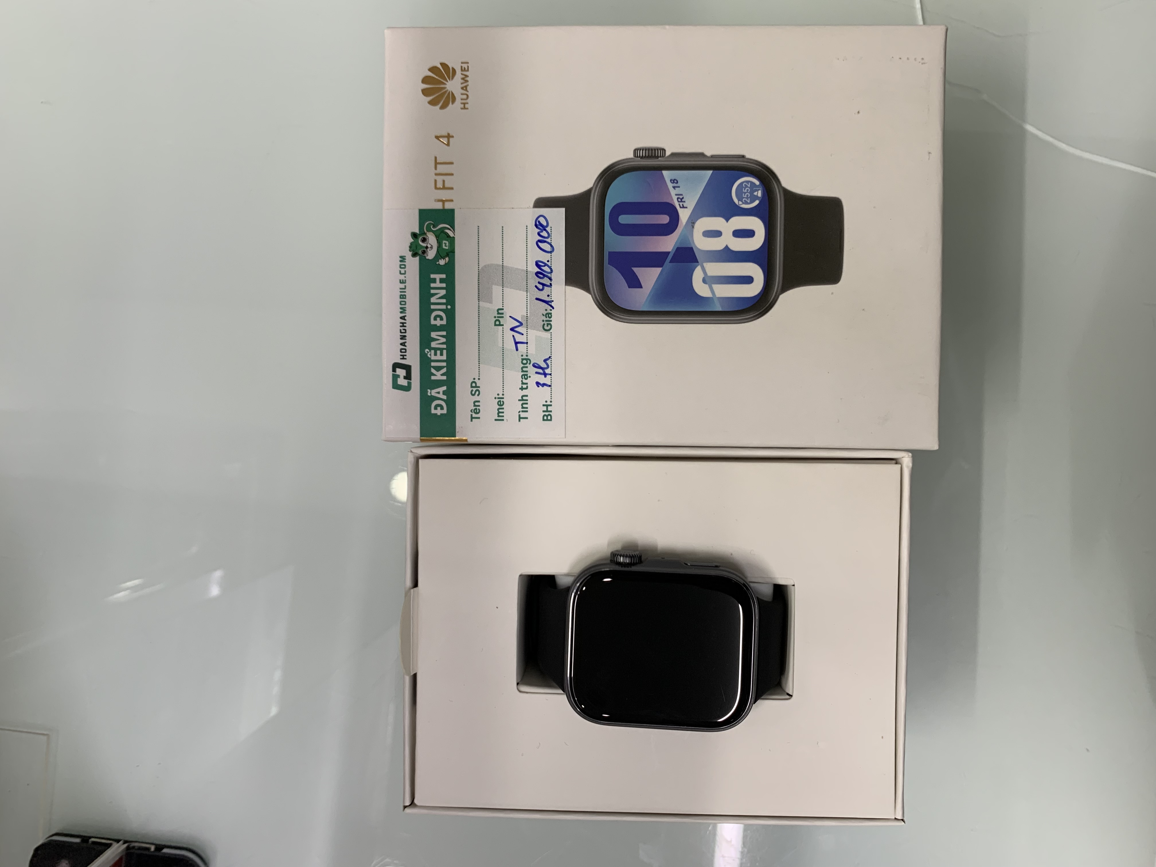 ĐỒNG HỒ THÔNG MINH(WATCH)HUAWEI SYA-B09 FIT 4/DÂY Fluor/ĐEN/ADU_Demo