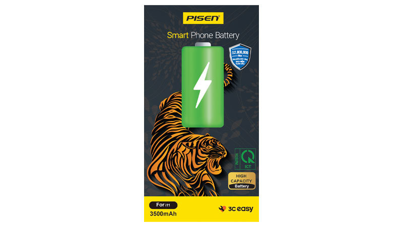 Pin iPhone 11 Chính hãng Pisen (Dung lượng cao 3500mAh).