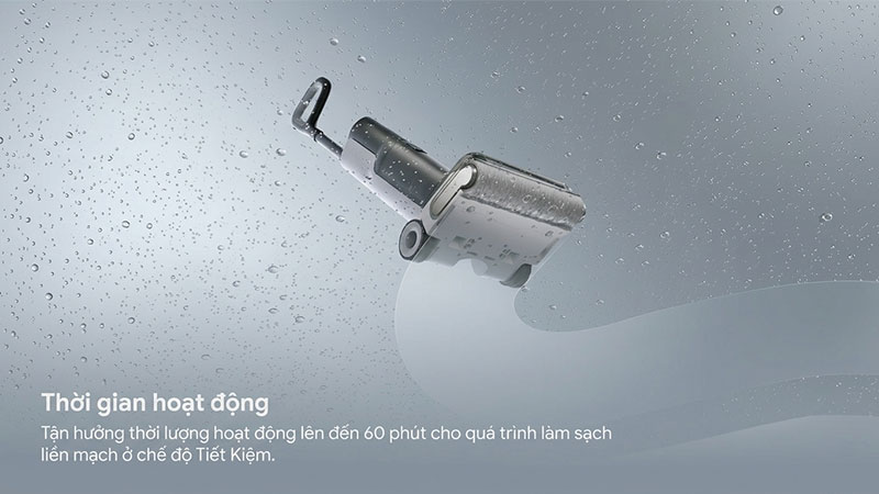 Roborock F25 Gen 2 có bình nước sạch 870ml và bình nước bẩn 720ml.