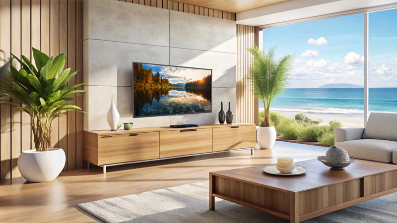 Kích thước 32 inch giúp người dùng linh hoạt hơn khi bố trí.