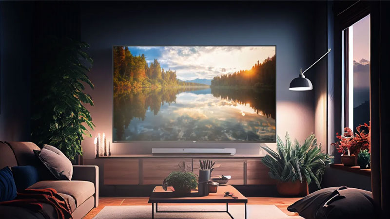 Smart TV VSP 65 inch QLED 4K VUE65GSU01 có kích thước màn hình lớn.