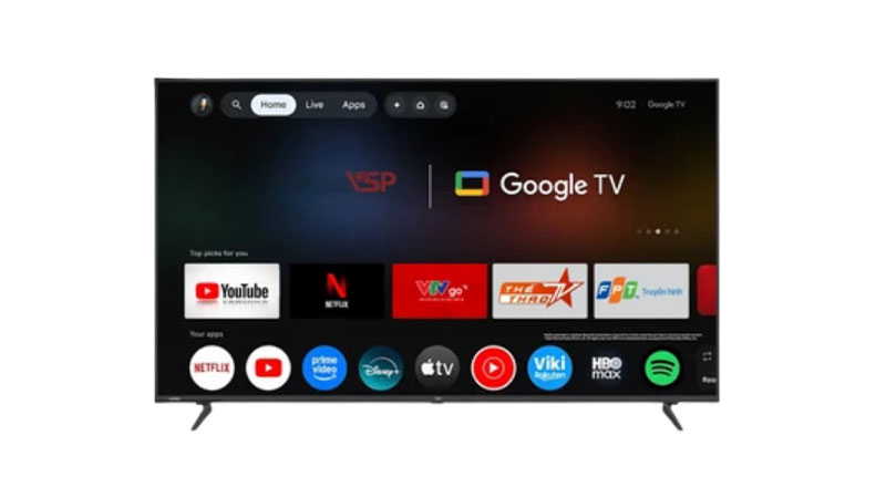 Smart TV VSP 75 inch QLED 4K Q-Plus VUF75GQU01.