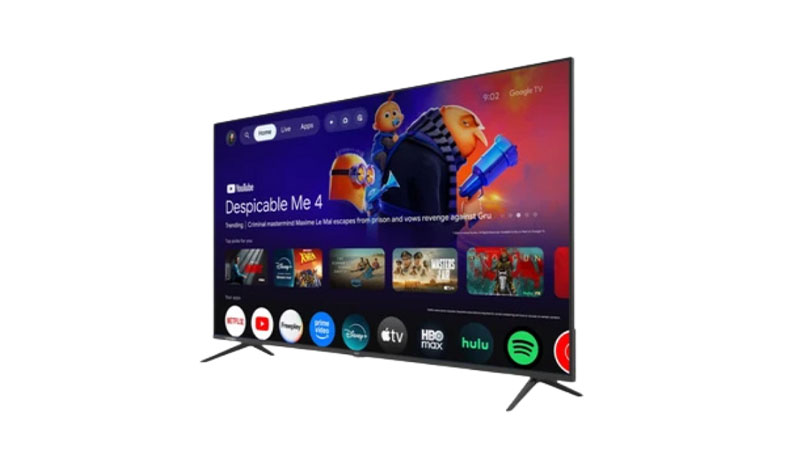 Kích thước 75 inch phù hợp với phòng khách rộng.