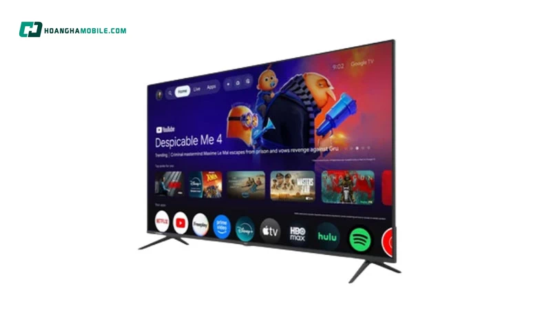 Kích thước 75 inch phù hợp với phòng khách rộng. Kích thước 75 inch phù hợp với phòng khách rộng.