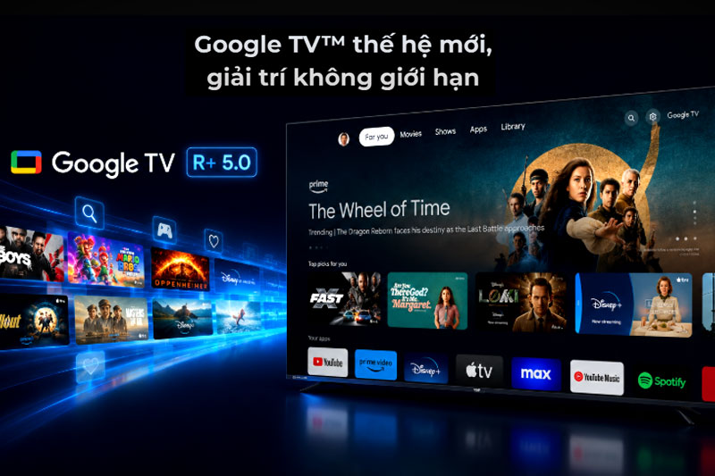 Google Assistant hỗ trợ tìm kiếm bằng giọng nói tiếng Việt qua remote. 
