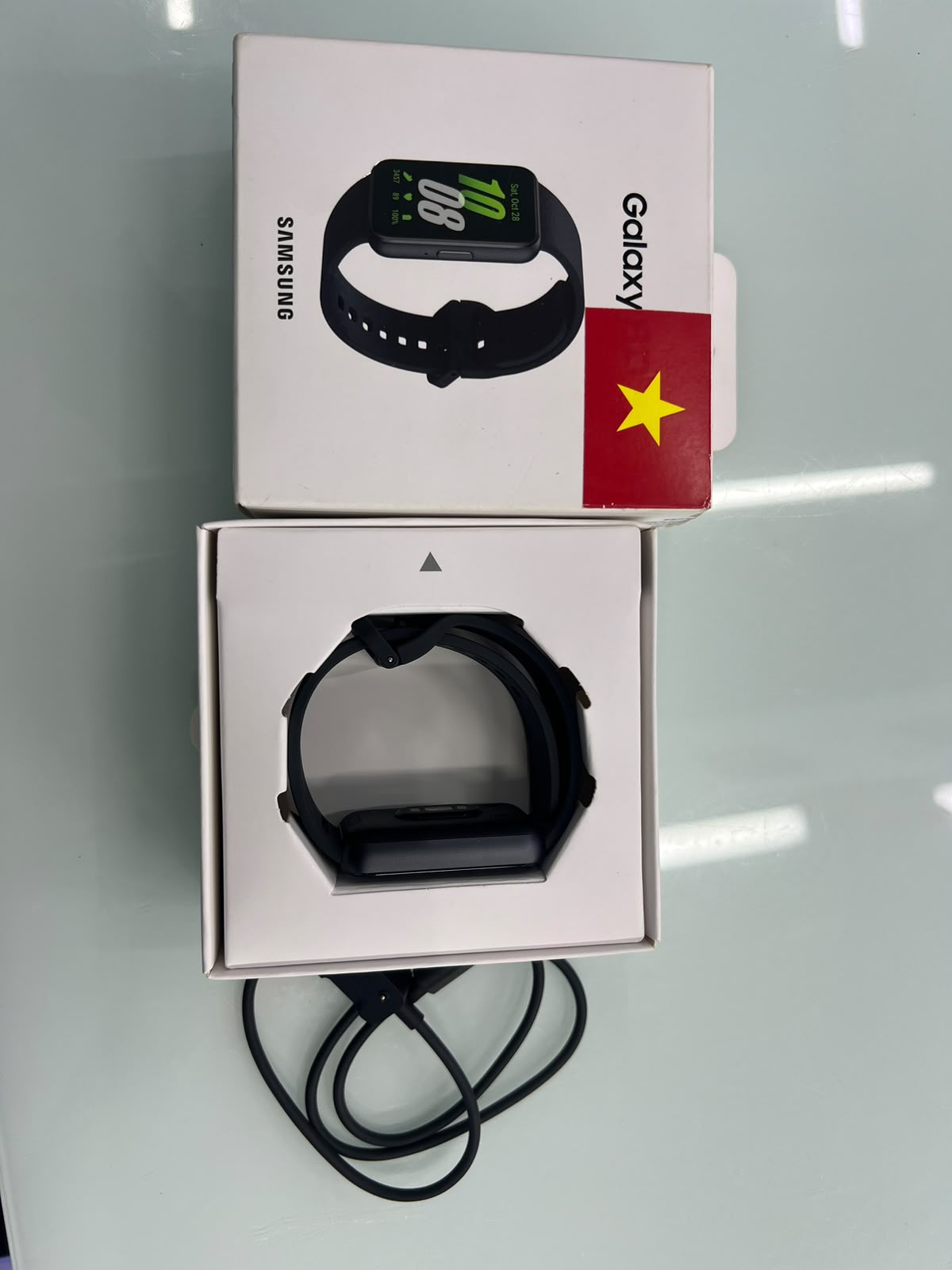 Thiết bị Bluetooth Samsung SM-R390, Xám đen, Galaxy Fit3 