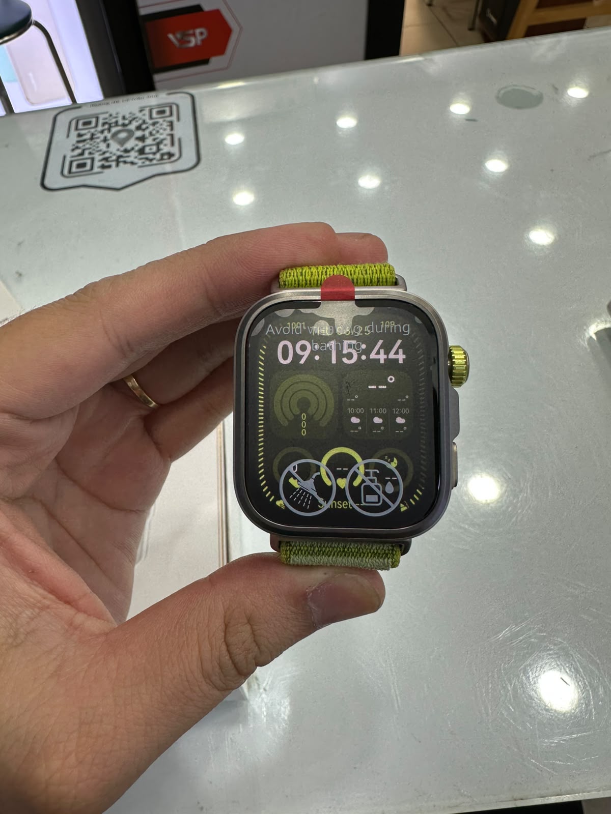 ĐỒNG HỒ THÔNG MINH(WATCH)HUAWEI SYA-B29 FIT 4 Pro/DÂY Nylon/XANH LÁ
