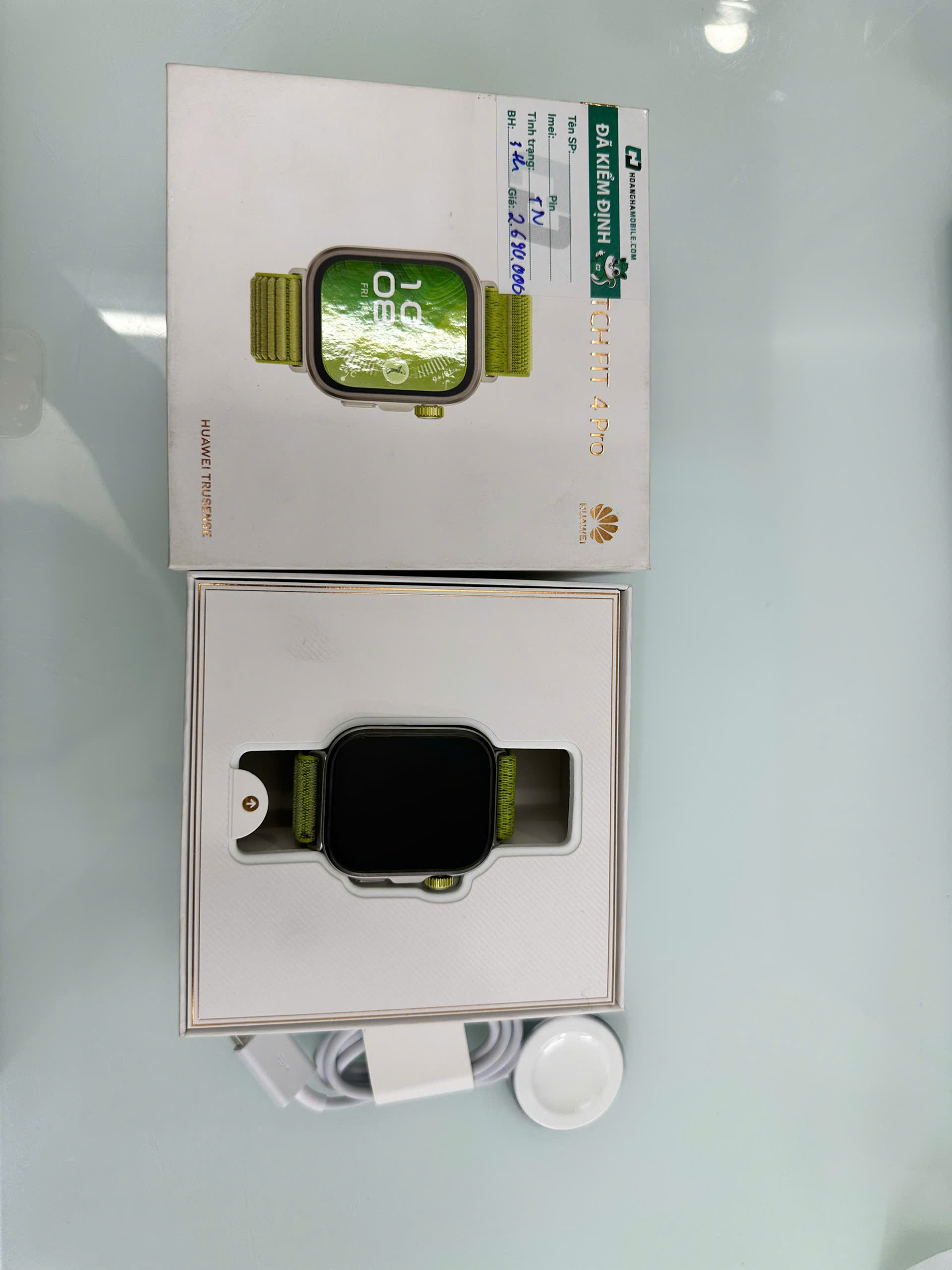 ĐỒNG HỒ THÔNG MINH(WATCH)HUAWEI SYA-B29 FIT 4 Pro/DÂY Nylon/XANH LÁ/ADU_Demo(6942103154485_DM) - 4SPBB25423100625 - HWFT4PXZTN