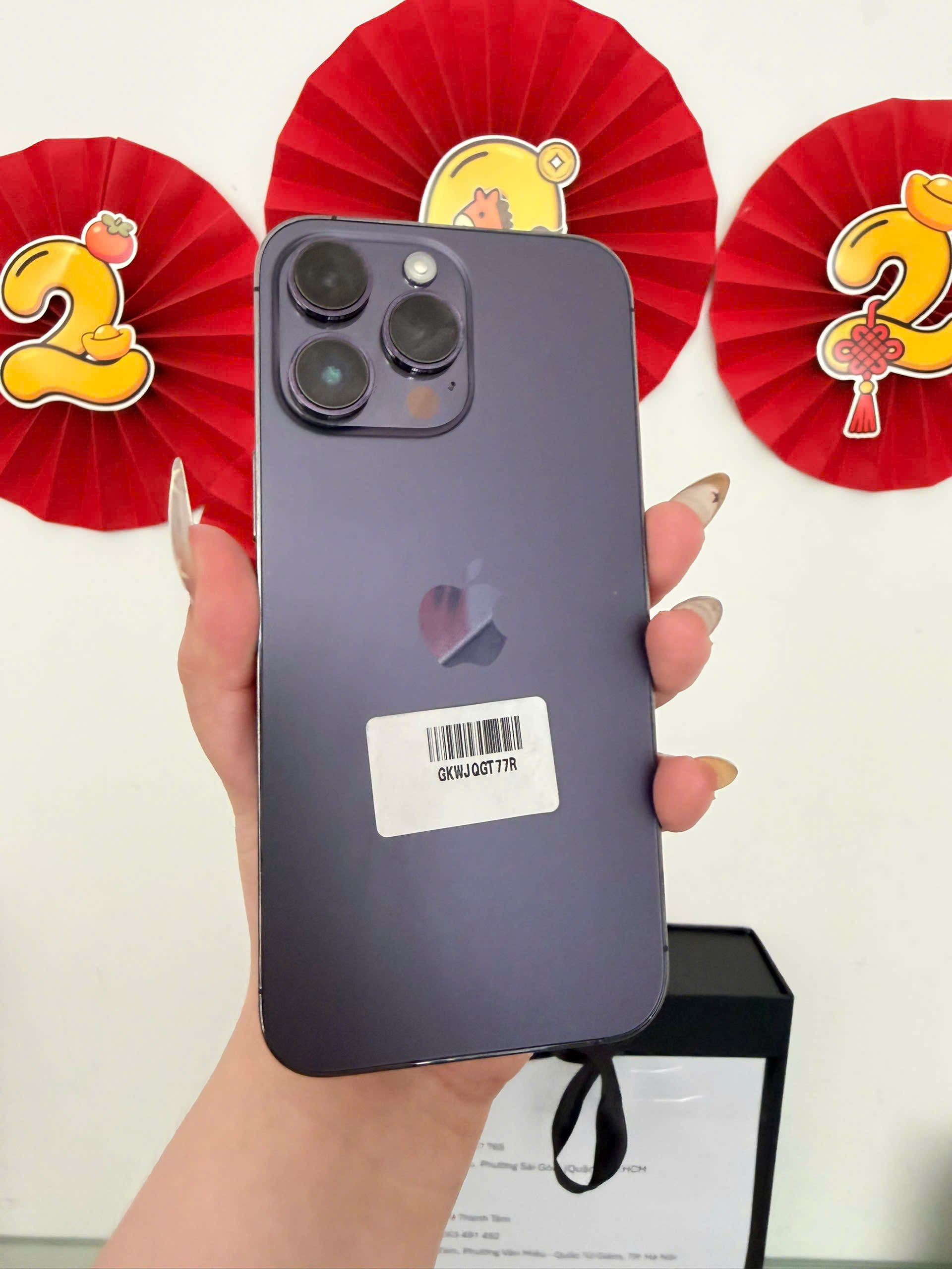 ĐTDĐ Apple iPhone 14 Pro Max 256GB Deep Purple_MQ9X3VN/A - GKWJQGT77R - MQ9X3VN
