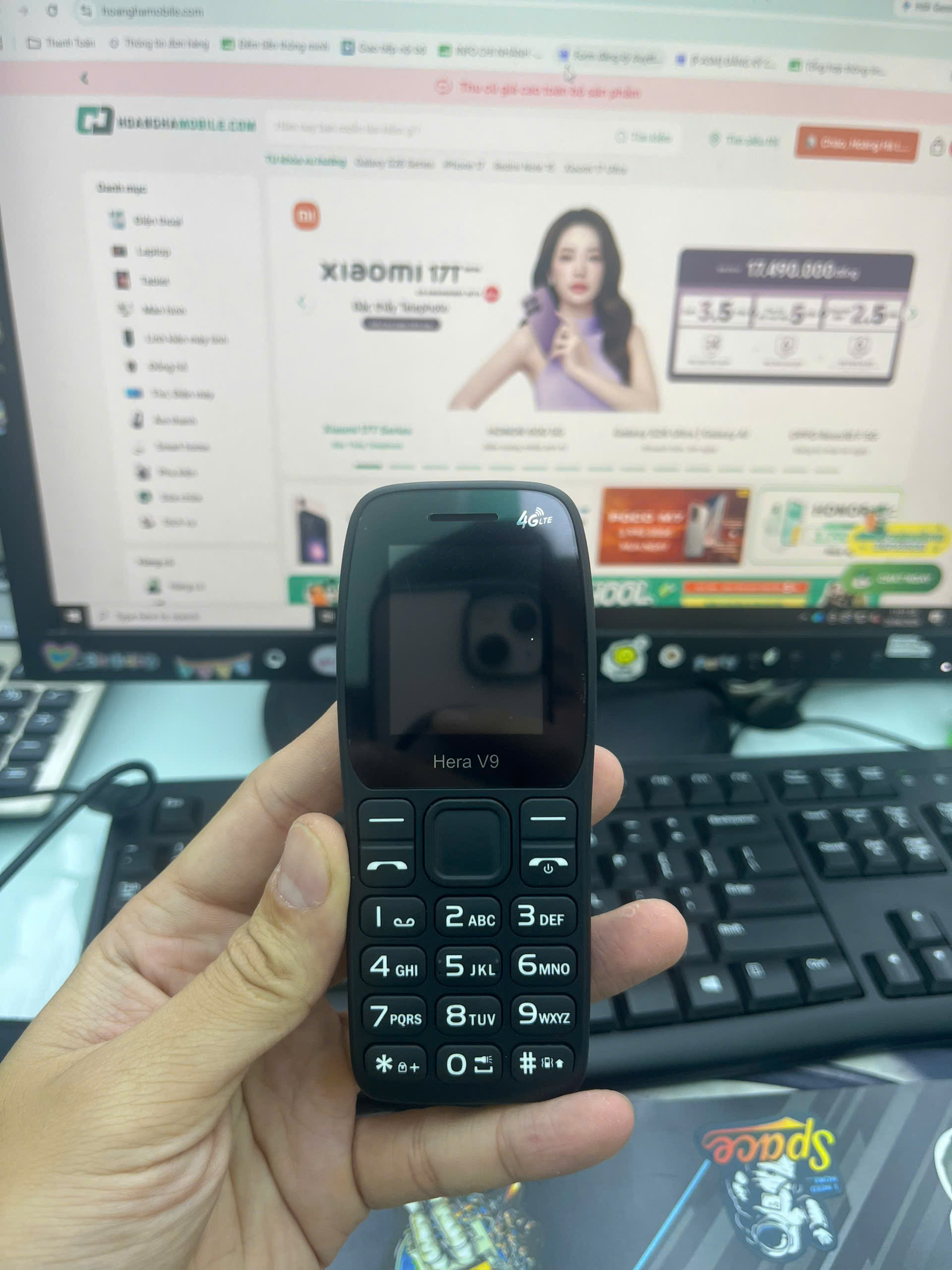 Điện thoại Xphone model Hera V9 màu Đen (Black) - 352823210341151 - XHERAV9DN