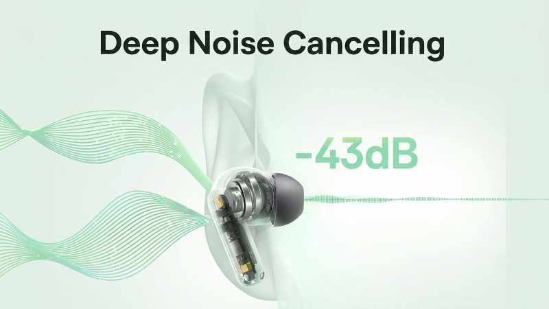 Baseus Bass EP10 NC được trang bị công nghệ chống ồn chủ động Hybrid ANC.