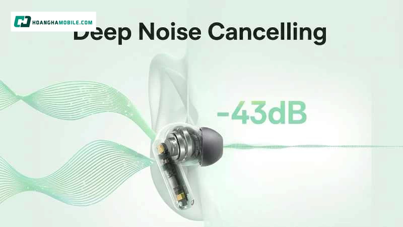 Baseus Bass EP10 NC được trang bị công nghệ chống ồn chủ động Hybrid ANC. Baseus Bass EP10 NC được trang bị công nghệ chống ồn chủ động Hybrid ANC.