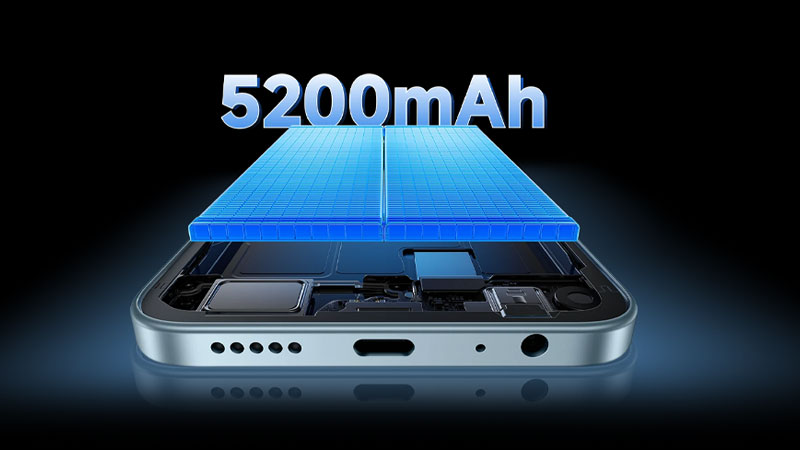 Pin 5200mAh là một trong những điểm thực tế nhất trên Xiaomi Redmi A7. 