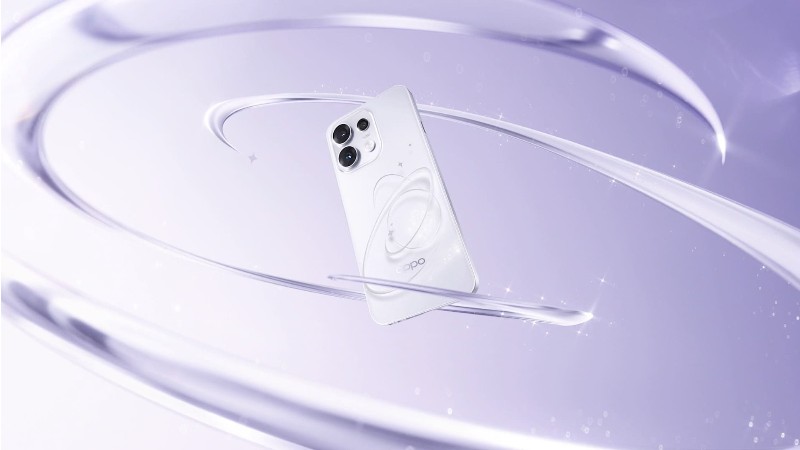 OPPO Reno16 F 5G gây chú ý với thiết kế 3D Pop Planet trẻ trung.